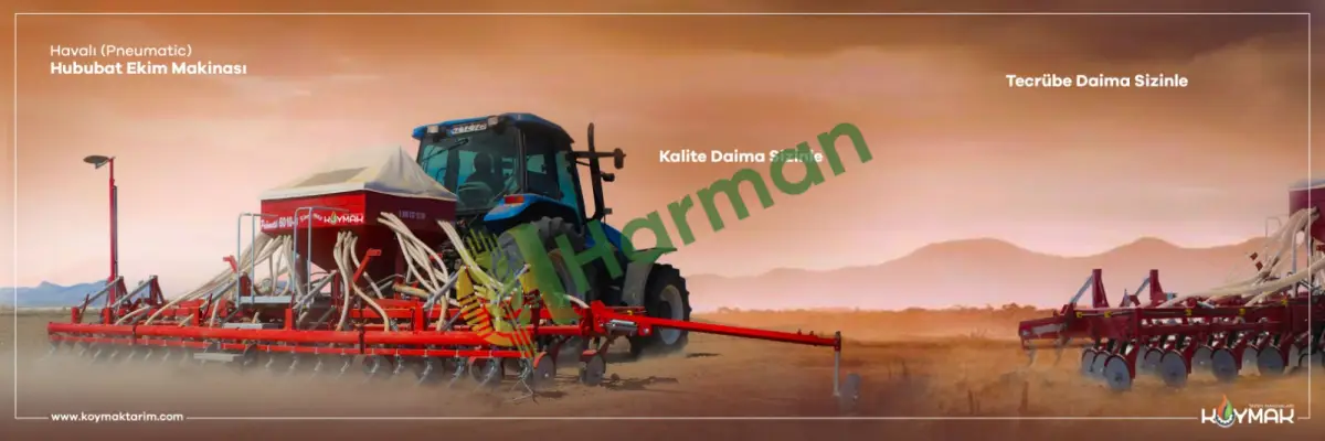 Köymak 48 Sıralı Diskli Pnömatik Hububat Ekim Makinesi | 6010D