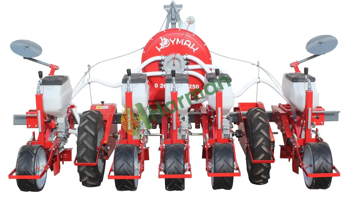Köymak 5 Sıralı Gübreli / Gübresiz Hassas Havalı Ekim Makinası | 1005 / 1005G