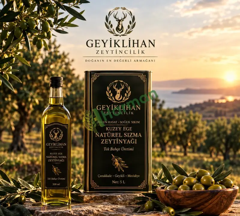 Kuzey Ege Erken Hasat Soğuk Sıkım Naturel Sızma Zeytinyağı
