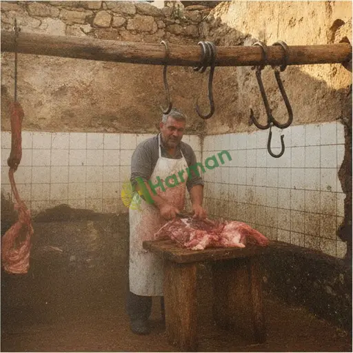 Manisa Sarıgöl'de hayvan kesim hizmeti verilir