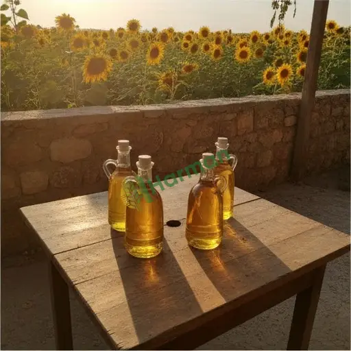 Nevşehir Hacıbektaş'ta ayçiçek yağı yerinden alınır