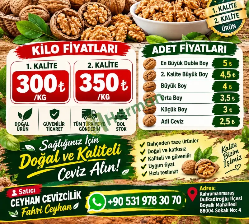 Satılık ceviz
