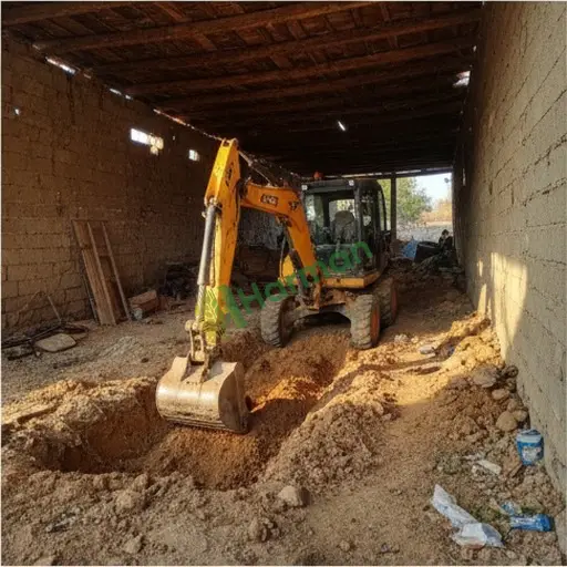 Tokat Pazar'da kazıcı yükleyici hizmeti verilir
