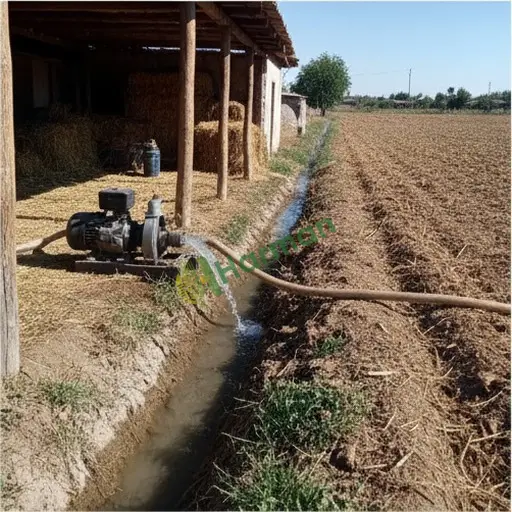 Tunceli Pülümür'de kiralık su pompası