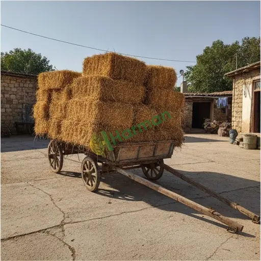 Hakkari Derecik'te kuru ot satılık