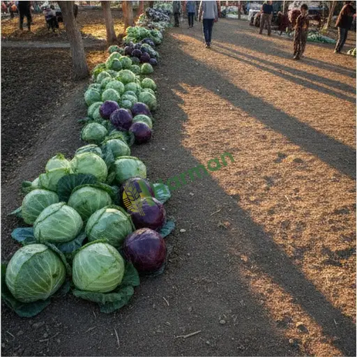 Balıkesir Edremit'te lahana satılık