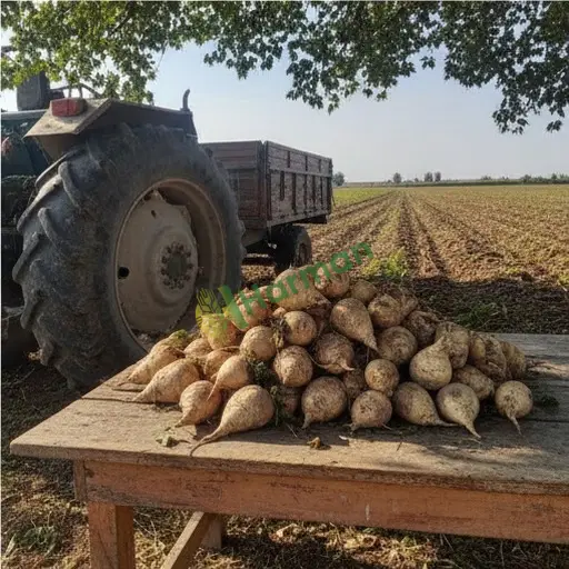 Adıyaman Çelikhan'da şeker pancarı satılır