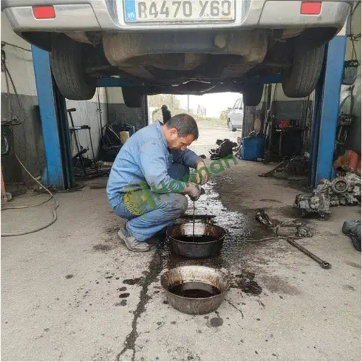 Uşak Karahallı'da yağ değişimi işi yapılır