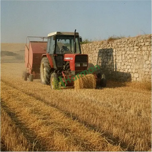 Isparta Yenişarbademli'de yuvarlak balya makinesi satılık