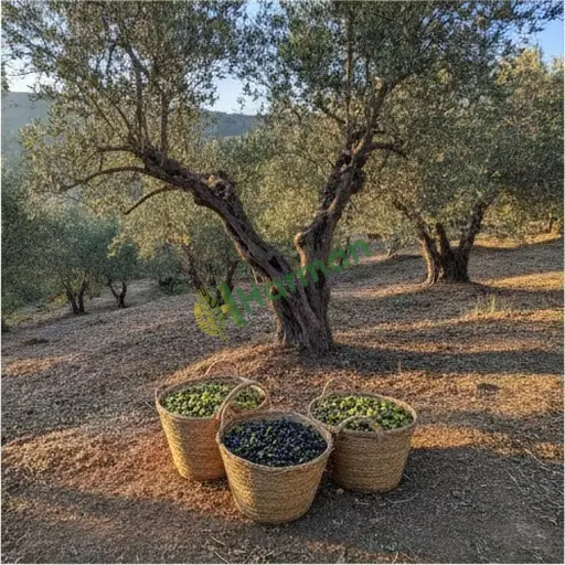 Van Gürpınar'da zeytin satılır