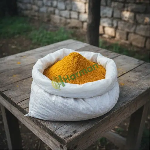 Tunceli Hozat'ta zerdeçal tozu alınır