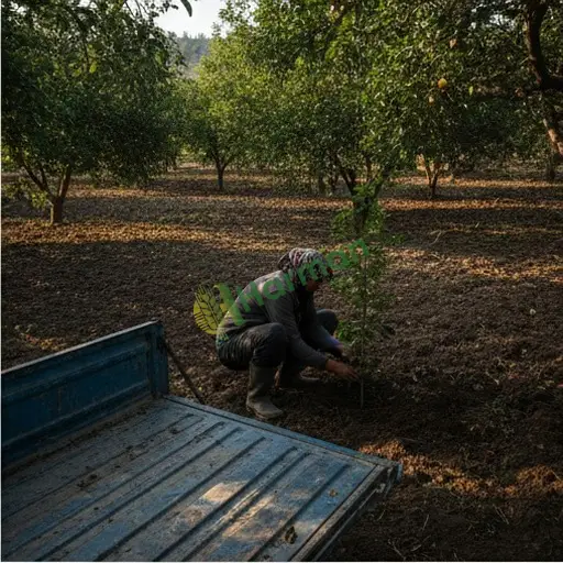 Karahallı'da Fidan Dikimi Hizmeti Alınır