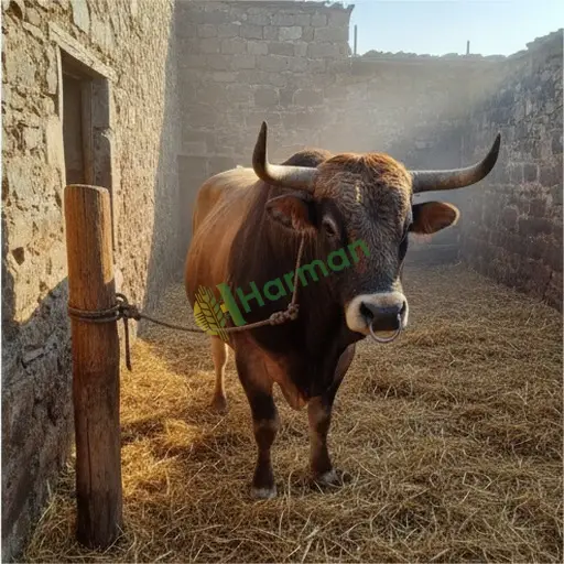 Uşak Eşme'de kiralık damızlık boğa var