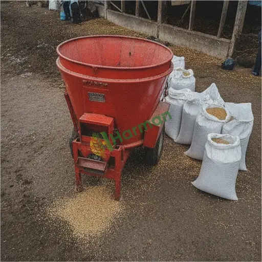 Erzincan Kemah'ta yem kırma makinesi alınır